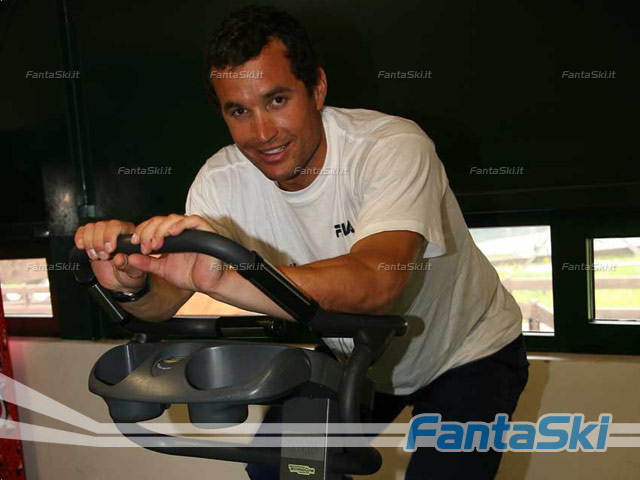 Giorgione alla cyclette