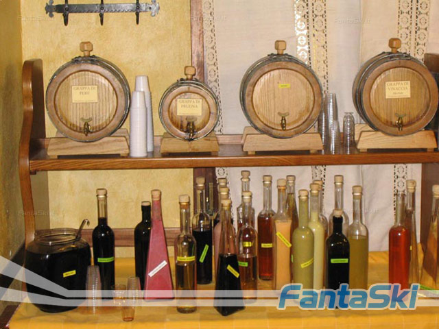 l'ottima offerta di amari e grappe