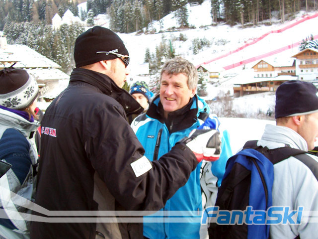 Hujara a colloquio con Bode Miller