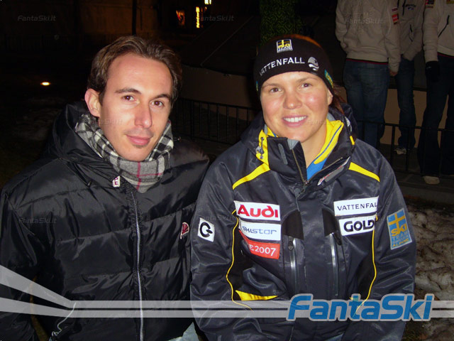 Anja Paerson e Denis
