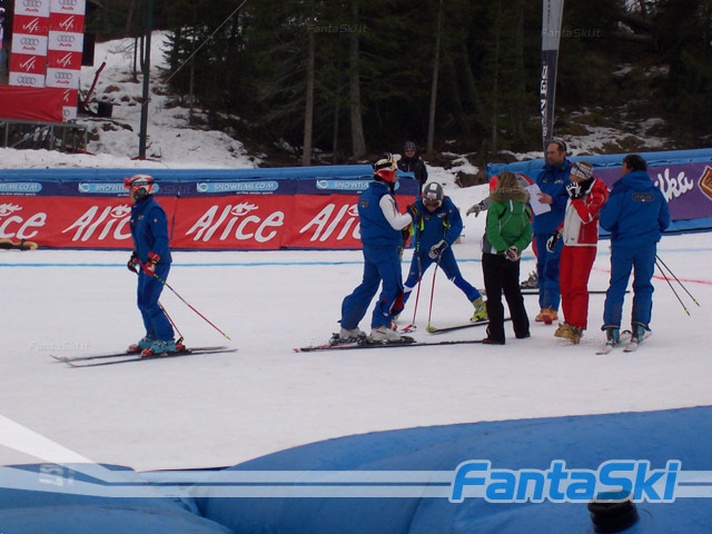 Azzurre in ricognizione