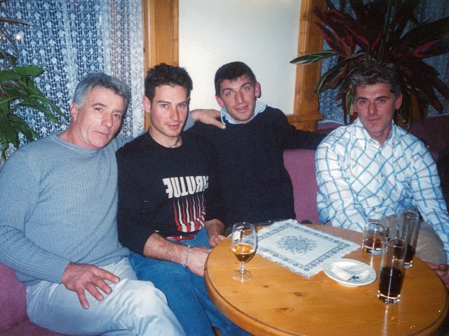 Gancarlo Bergamelli con Bepi, Giamma e Luca