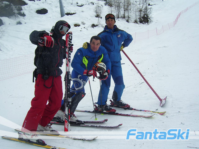 Reinhard Brugger, Giorgio Rocca, Max Carca