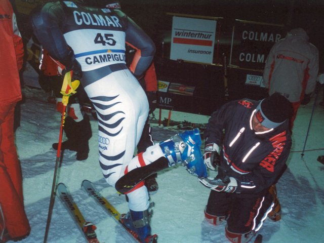 Alois Vogl in partenza