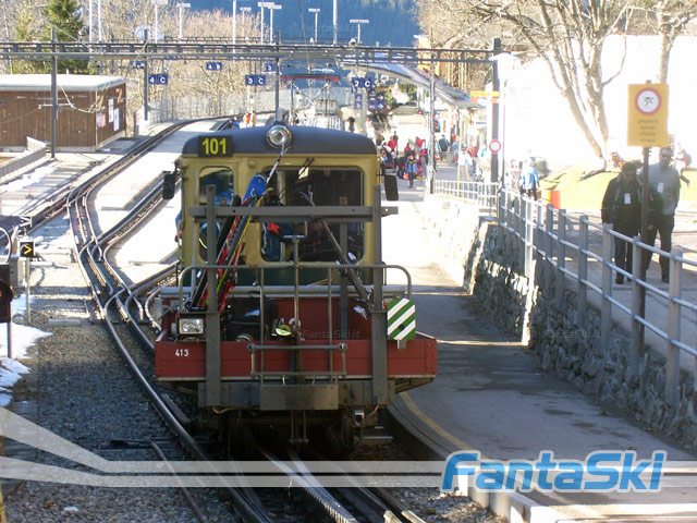 Il leggendario trenino di Wengen