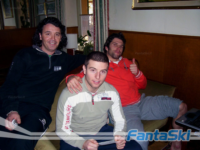 Gianluca Petrulli, Davide Simoncelli e Mirko Deflorian