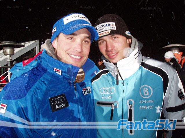 Giorgio Rocca con Felix Neureuther