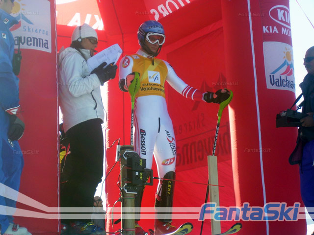 L’austriaco Alexander Koll, leader dello slalom
