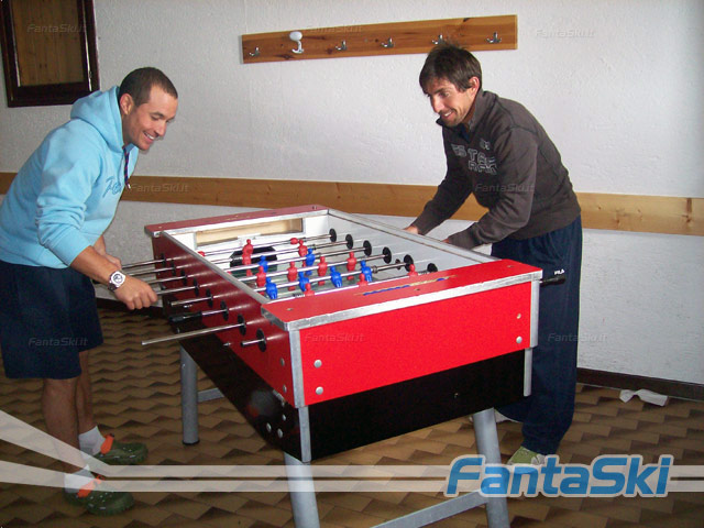 Sfida a calcio balilla: Rocca vs Galli