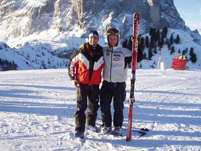 Fassa con il norvegese Bjarne Solbakken