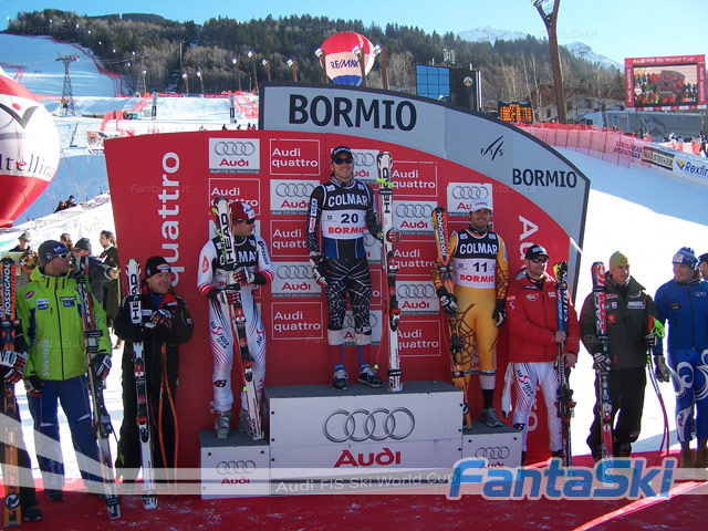 i top10 premiati al traguardo dello Stelvio