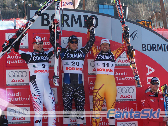 Miller, Buder e Huder: il podio di oggi a Bormio