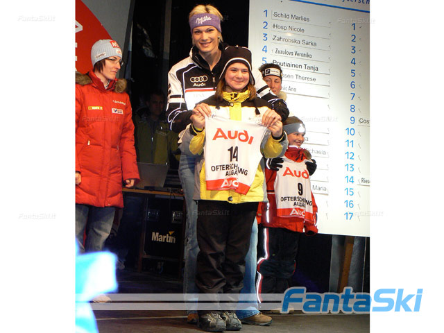 Poca fortuna per Maria Riesch, acclamata dal suo pubblico