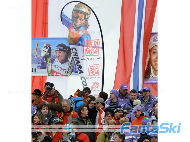 Da Pozza di Fassa sono arrivati anche i tifosi di Chiara Costazza