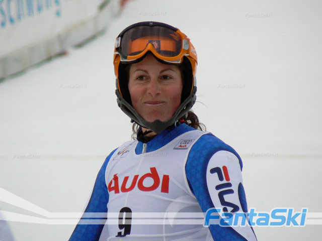Chiara Costazza non è proprio soddisfatta della sua prima manche