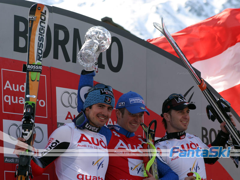 Manfred Moelgg conquista la coppetta di slalom davanti a Grange e Herbst