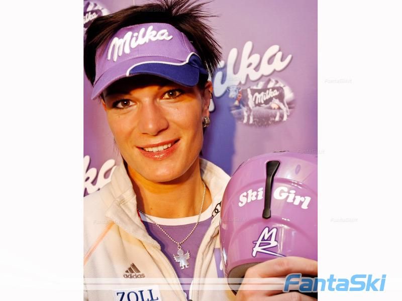 Milka Ski Girl: Maria Riesch