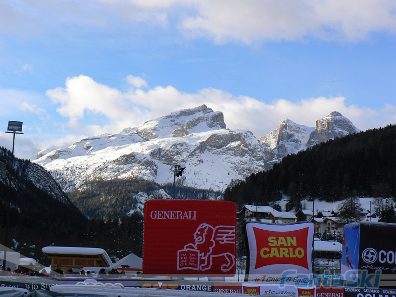 Lo splendido scenario della Val Badia