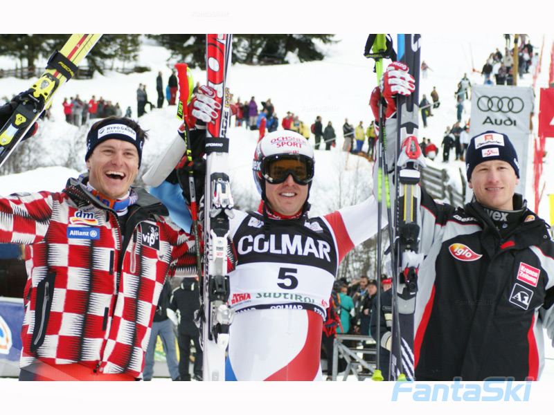 Kostelic e Albrecht Reichelt - I vincitori siamo noi....