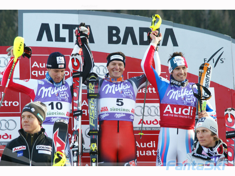 Raich,Kostelic e Grange