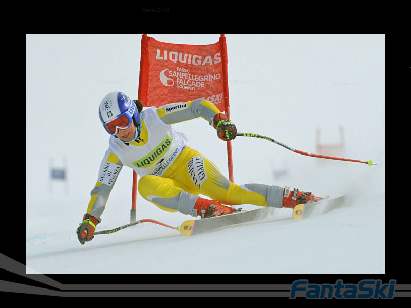 S.Pellegrino - Daniela Merighetti, 1a classificata nel SuperG femminile