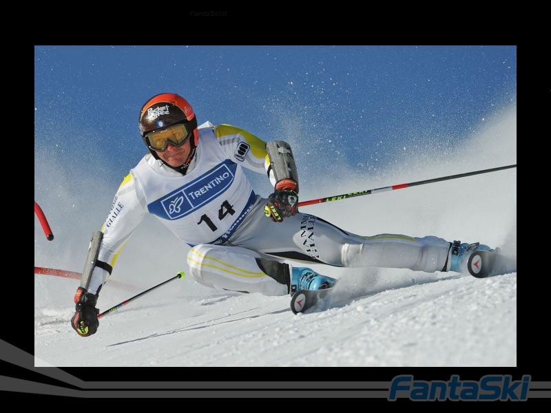 Pampeago - Massimiliano Blardone, 2° classificato nello Slalom Gigante maschile