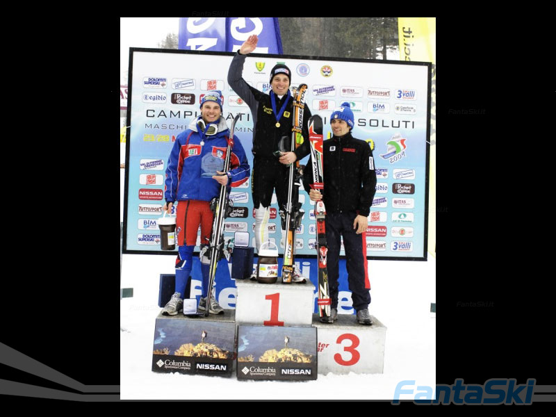 Pampeago - Podio dello Slalom maschile