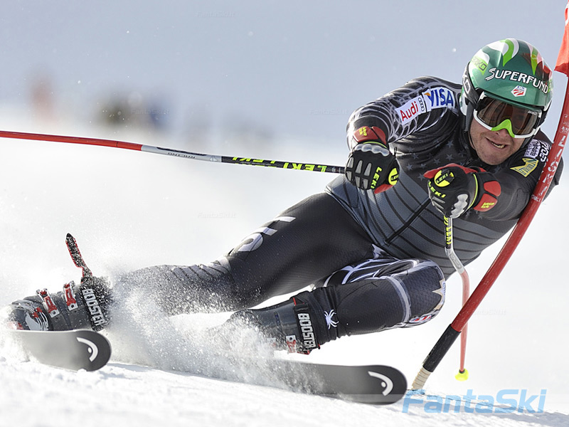 Bode Miller in allenamento a Saas Fee