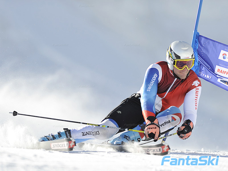 Markus Vogel in azione a Saas Fee