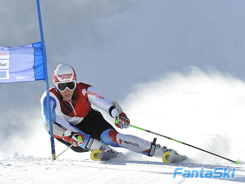 Ralf Kreuzer in azione a Saas Fee