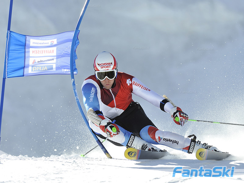 Ralf Kreuzer in azione a Saas Fee