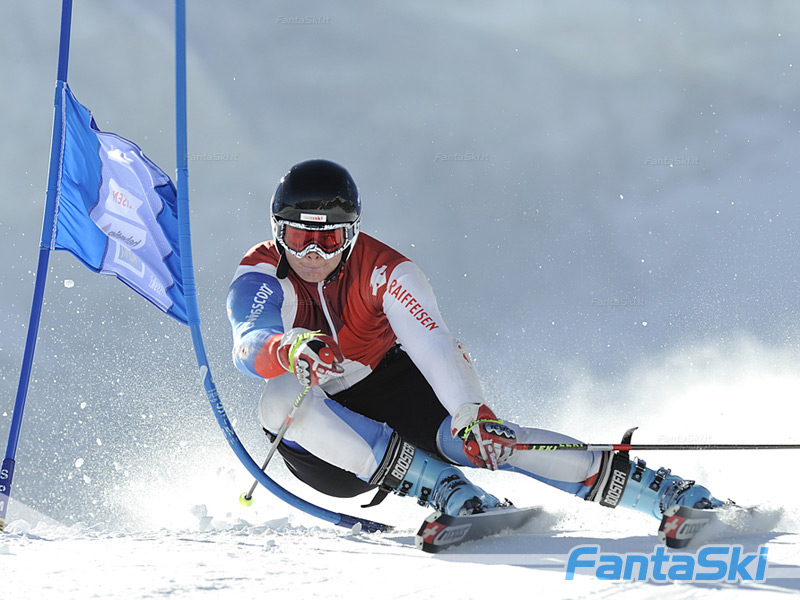 Ami Oreiller in azione a Saas Fee