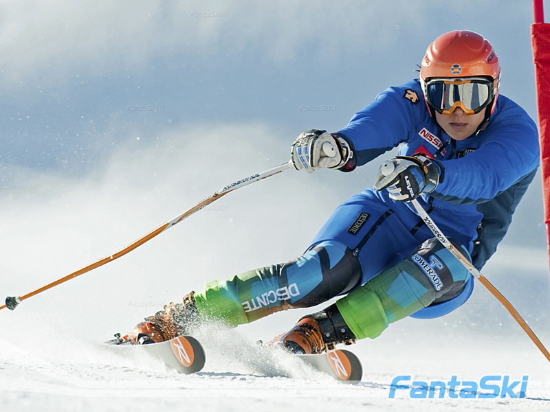 Maria Jose Rienda in azione a Saas Fee