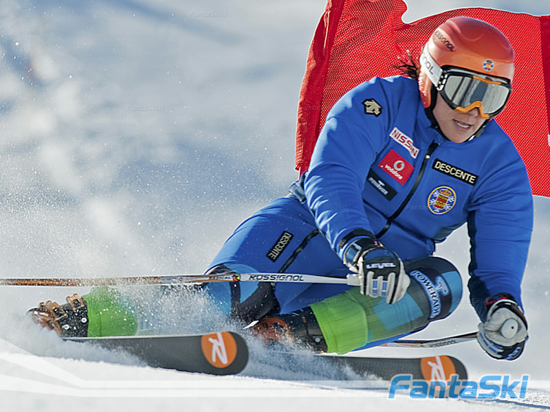 Maria Jose Rienda in azione a Saas Fee
