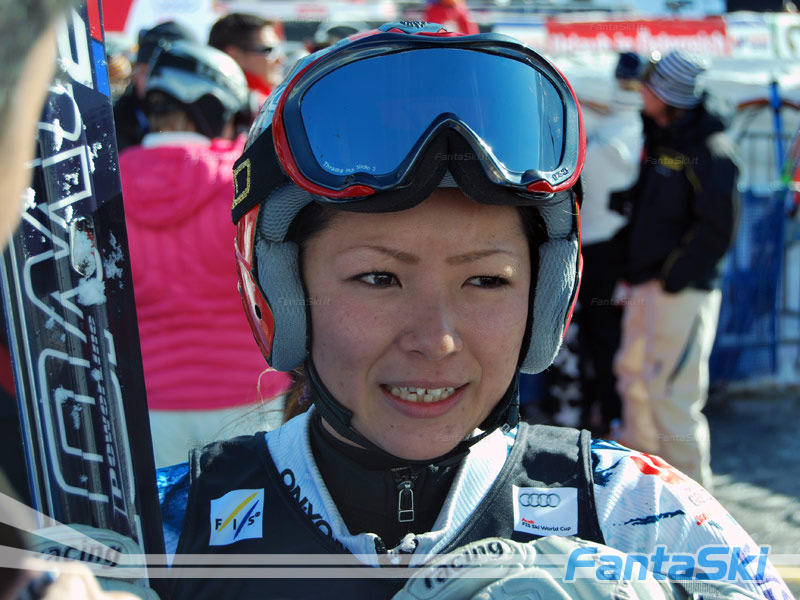 l'unica giapponese in gara: Mizue Hoshi