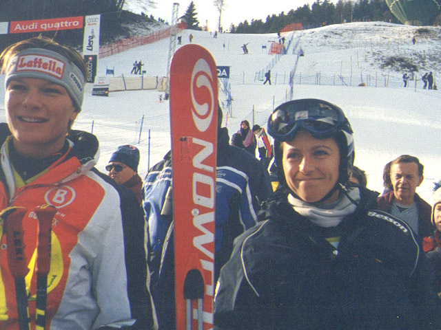 Maria Riesch e Christel Pascal