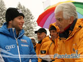 l'atleta di casa Davide Simoncelli