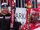Anja Paerson, Nicky Gius e Tanja Poutiainen