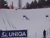 Nicole Hosp nella prima manche del gs