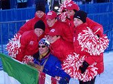 Cialdo con le cheerleaders