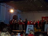 Rocca e Kostner alla premiazione Fila Sprint
