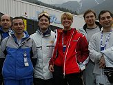 Erica con il gruppo Fantaski