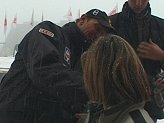Herminator autografa la giacca di Valentina
