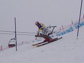 Max Blardone in azione tra i pali stretti