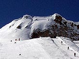 Il tracciato di allenamento dei gigantisti