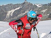 Kostelic con il fisioterapista