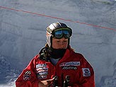 Janica Kostelic con il vice di papà Ante