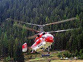 L'atterragio del "Super Puma"…