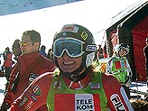 Nadia Fanchini in partenza 