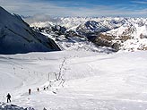 La pista Payer allo Stelvio